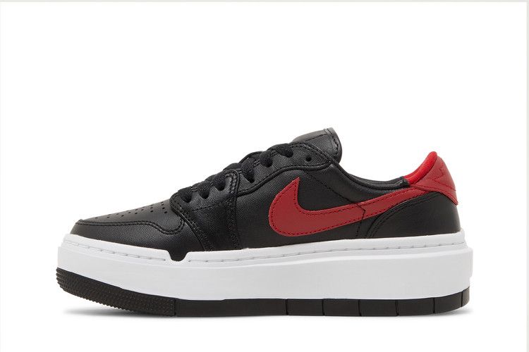 Jordan 1 Elevate Low Black Gym Red White (Women's)
