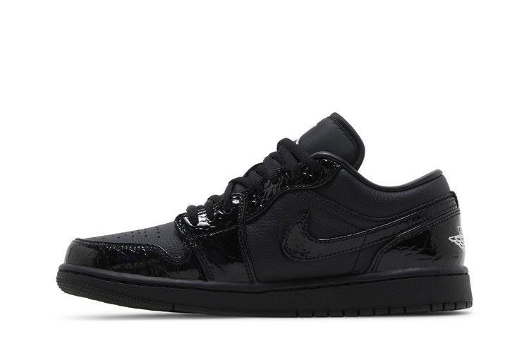 Jordan 1 Low SE Patent Elephant Black (Women's)