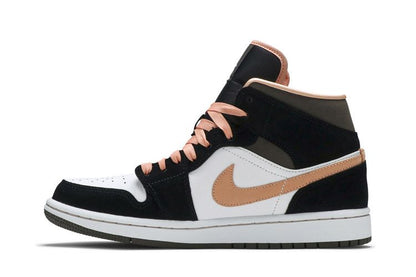 Jordan 1 Mid Peach Mocha (Women's)