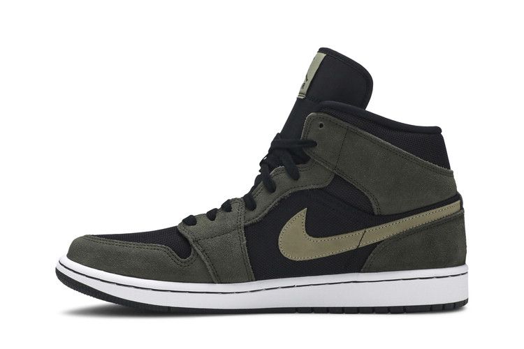 Jordan 1 Mid Military Olive (Women's)