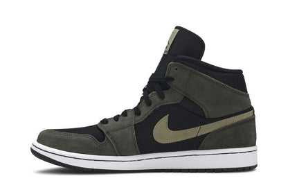 Jordan 1 Mid Military Olive (Women's)