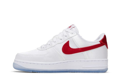 Nike Air Force 1 Low '07 Satin White Varsity Red (Women's)
