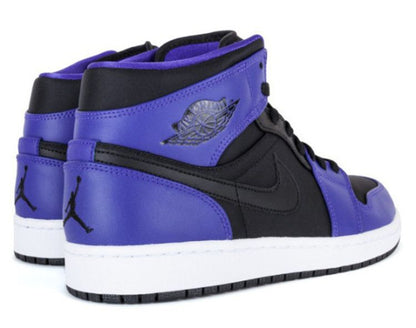 Jordan 1 Mid Black Dark Concord (2014)
