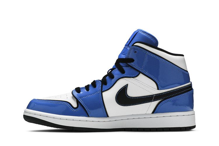 Jordan 1 Mid Signal Blue