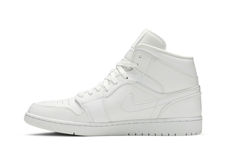 Jordan 1 Mid Triple White (2019)