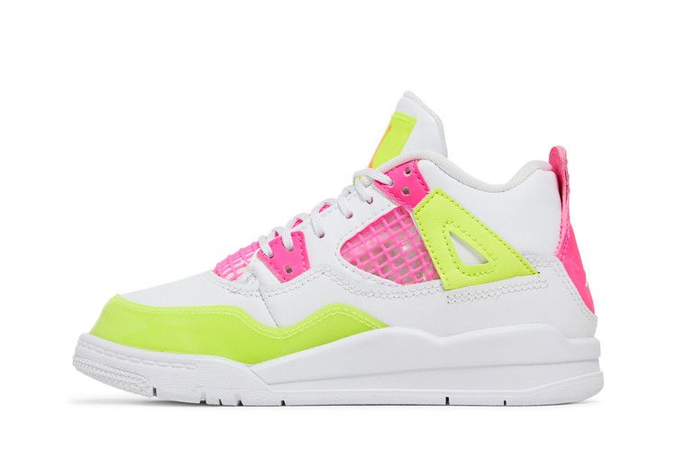 Jordan 4 Retro White Lemon Pink (PS)
