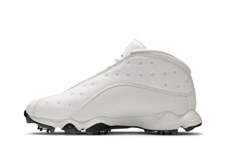 Jordan 13 Retro Golf Cleat White Black