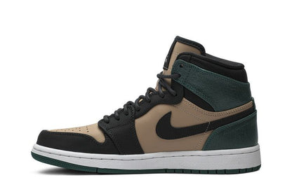 Jordan 1 Retro High Bio Beige Anthracite Mystic Green (Women's)
