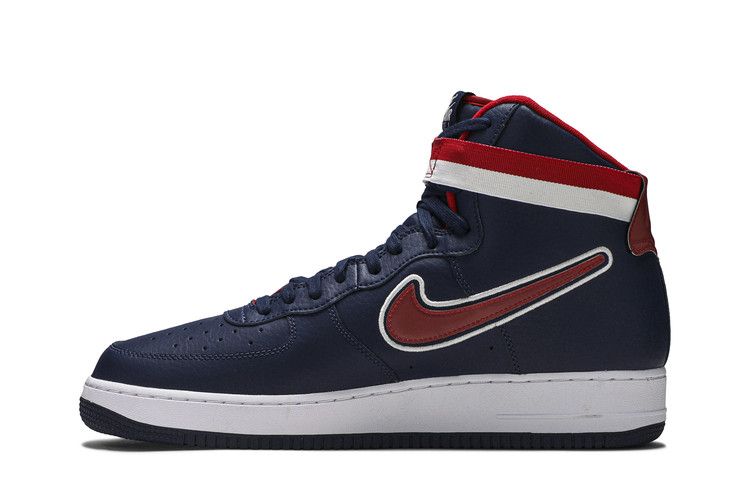 Nike Air Force 1 High Sport NBA Midnight Navy University Red