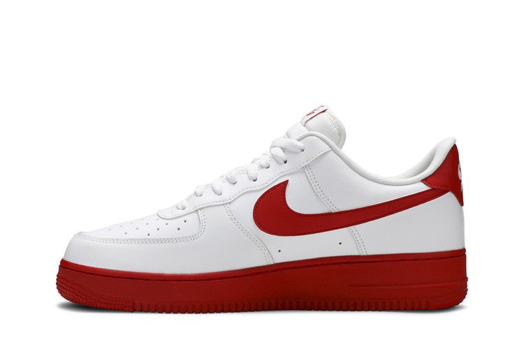 Nike Air Force 1 Low White Red Midsole