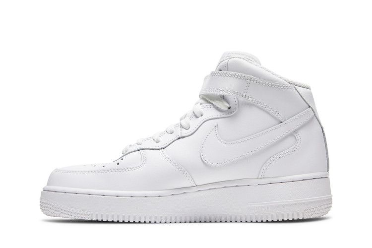 Nike Air Force 1 Mid Triple White (Women's)