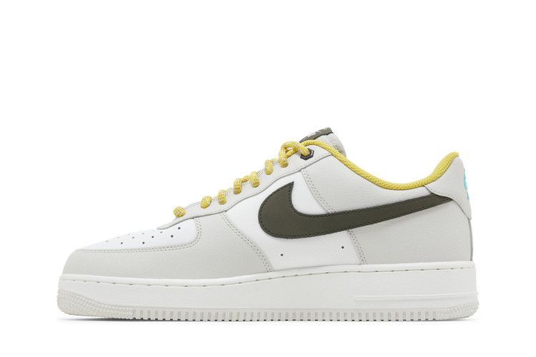 Nike Air Force 1 Low '07 PRM Light Bone Cargo Khaki Vivid Sulfur