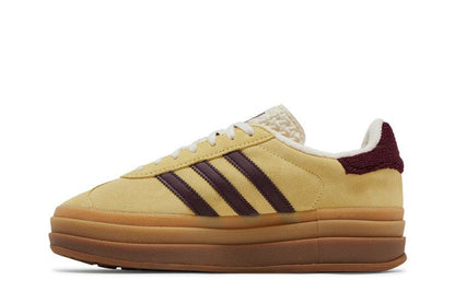 adidas Gazelle Bold Almost Yellow Maroon (Women's)