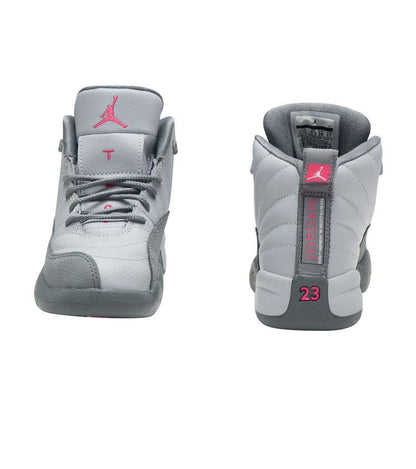 Jordan 12 Retro Wolf Grey Vivid Pink (PS)