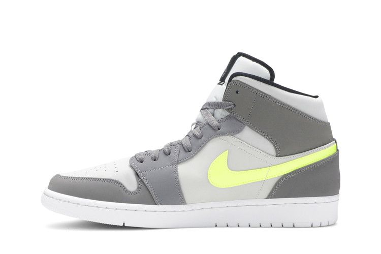 Jordan 1 Mid Gunsmoke Volt