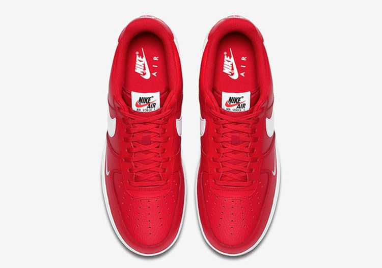 Nike Air Force 1 University Red/White-White