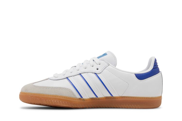 adidas Samba Leather Cloud White Lucid Blue
