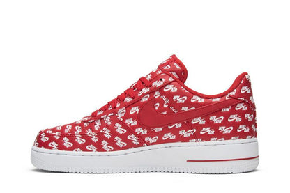 Nike Air Force 1 Low All Over Logo Red