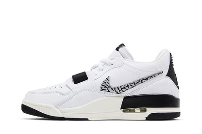 Jordan Legacy 312 Low White Black Elephant Swoosh