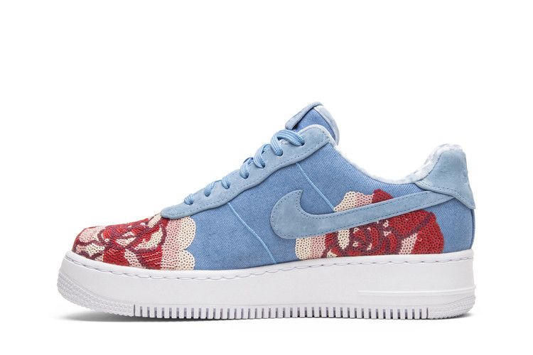 Nike Air Force 1 Upstep Low Denim Rose Sky (Women's)