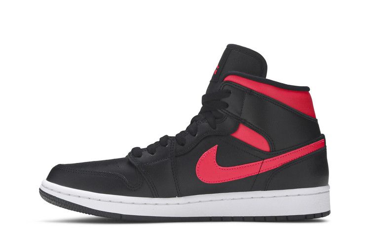 Jordan 1 Mid Black Siren Red (Women's)