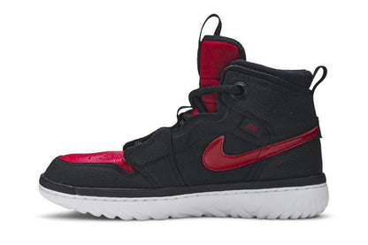 Jordan 1 High React Black Noble Red