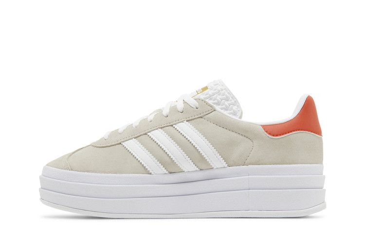 adidas Gazelle Bold Wonder Beige Collegiate Orange (Womens)