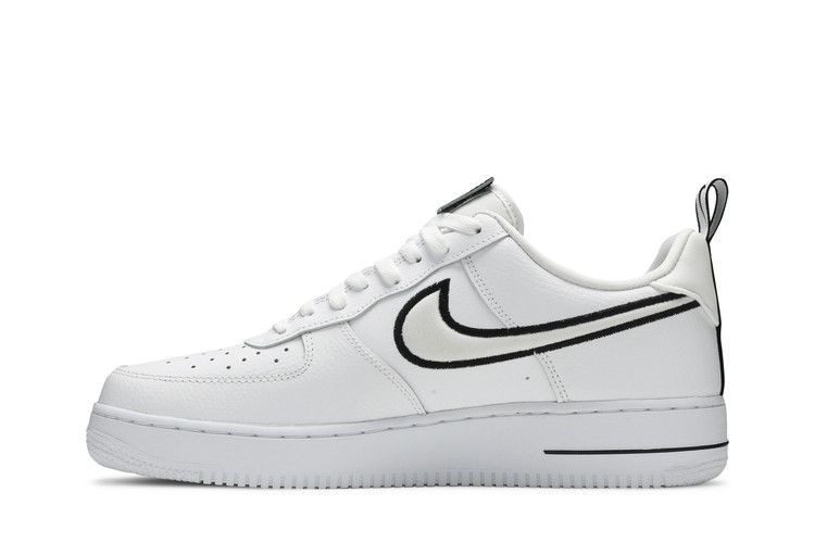 Nike Air Force 1 Low White Black Outline Swoosh