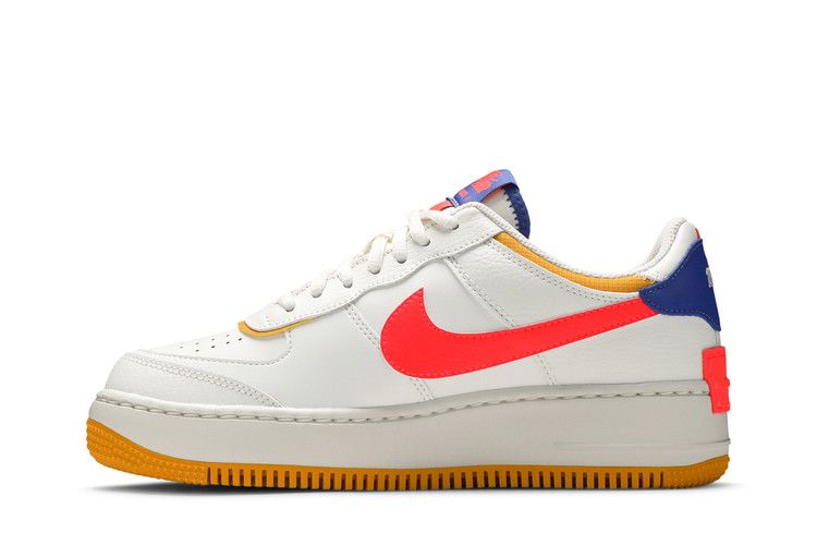 Nike Air Force 1 Low Shadow White Flash Crimson Astronomy Blue (Women's)