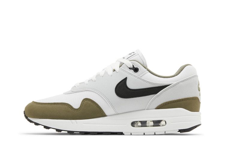 Nike Air Max 1 White Black Medium Olive