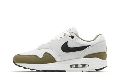 Nike Air Max 1 White Black Medium Olive
