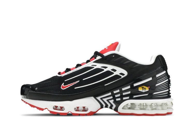 Nike Air Max Plus 3 Black White Track Red