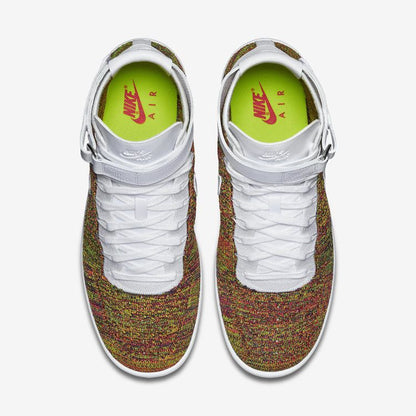 Nike Air Force 1 Mid Flyknit Multi-Color White