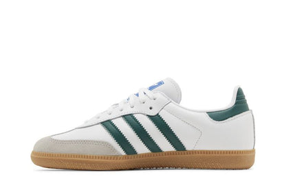 adidas Samba OG White Collegiate Green Gum (Kids)