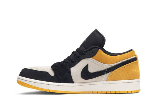 Jordan 1 Low Sail University Gold Black