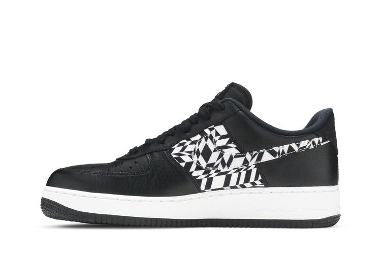 Nike Air Force 1 Low Black Pattern Swoosh