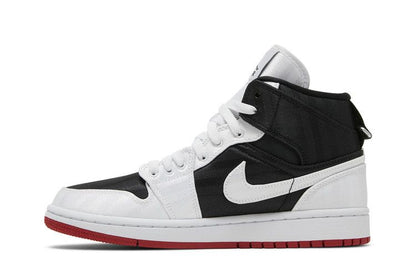 Jordan 1 Mid SE Utility Canvas White Black Gym Red (Women's)