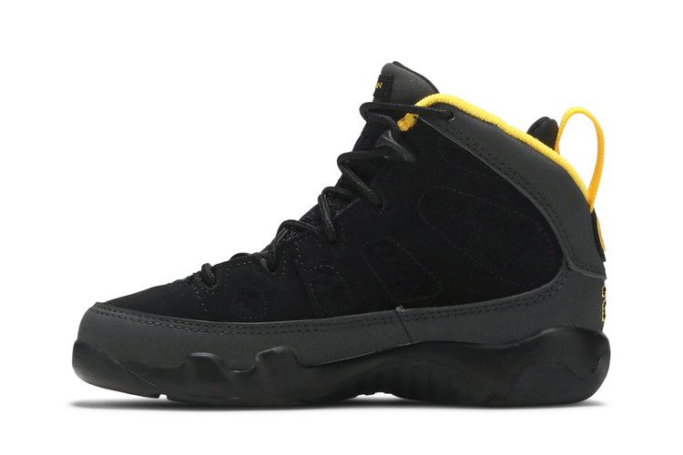 Jordan 9 Retro Dark Charcoal University Gold (PS)