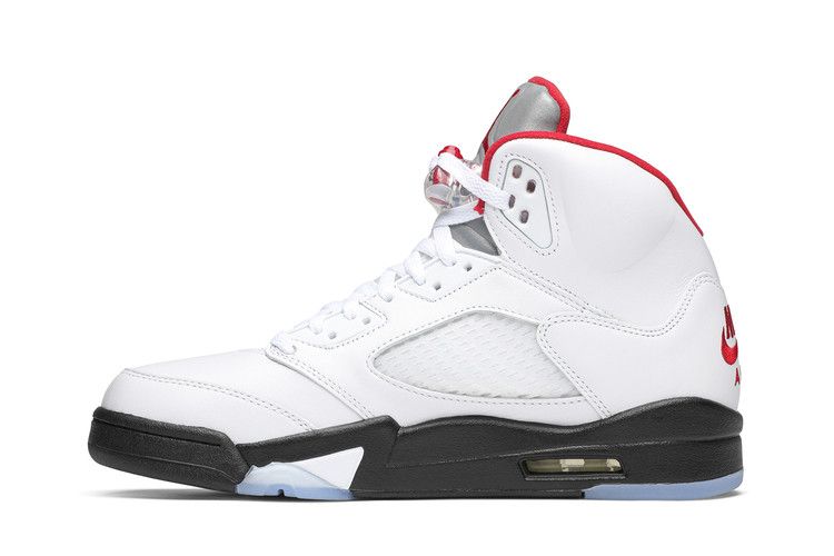 Jordan 5 Retro Fire Red Silver Tongue (2020)