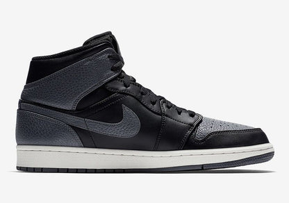 Jordan 1 Retro Mid Black Dark Grey