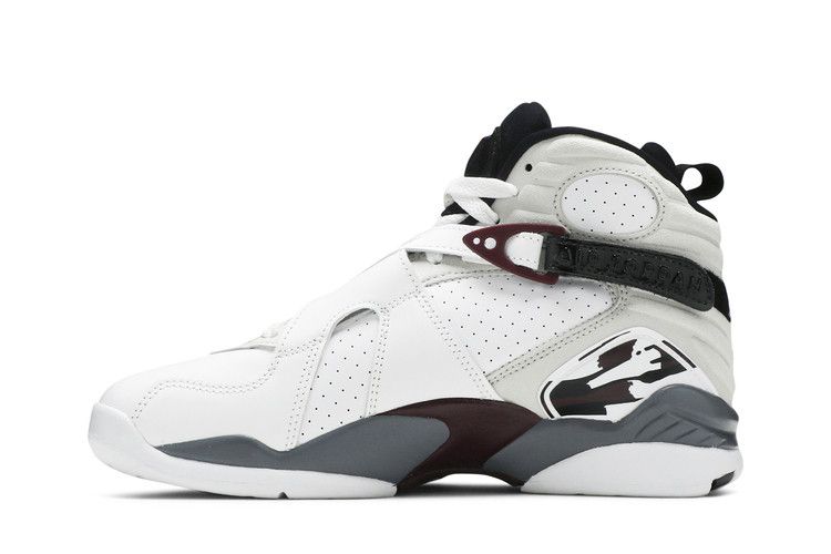 Jordan 8 Retro White Burgundy (Women's)