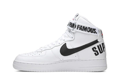 Nike Air Force 1 High Supreme World Famous White