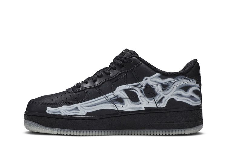 Nike Air Force 1 Low Black Skeleton Halloween (2019)