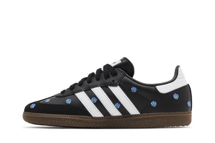adidas Samba Light Blue Floral Core Black (Women's)