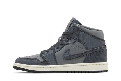 Jordan 1 Mid Distressed Smoke Grey (Women's)