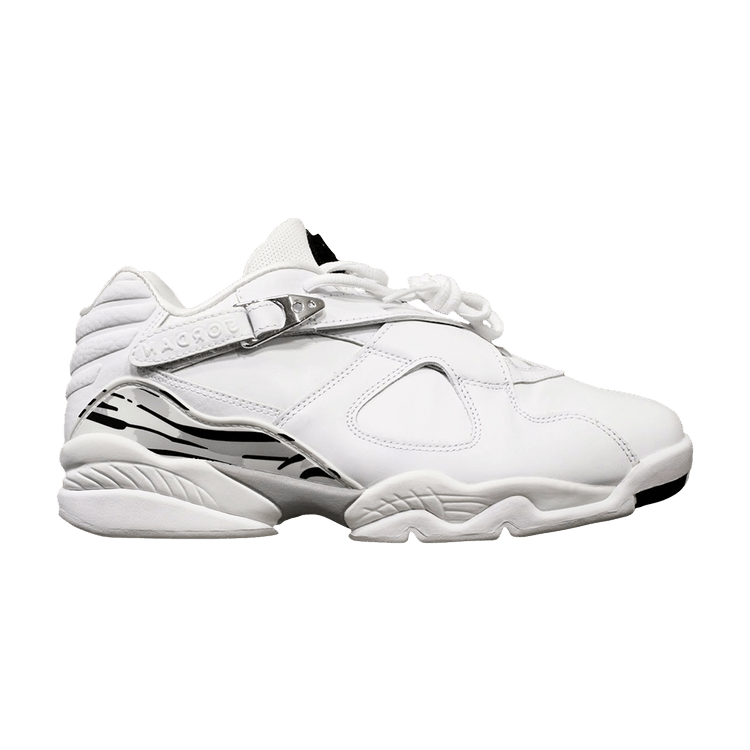 Jordan 8 Retro Low White Metallic Silver