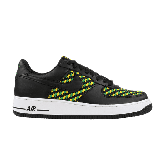 Nike Air Force 1 Low Premium Woven Black Green Yellow