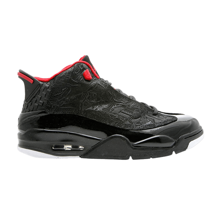 Jordan Dub Zero Black Varsity Red White
