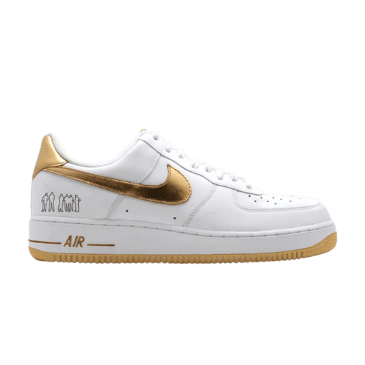 Nike Air Force 1 Low Players White Metallic Gold