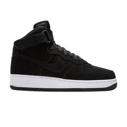 Nike Air Force 1 High '07 Triple Black Suede White